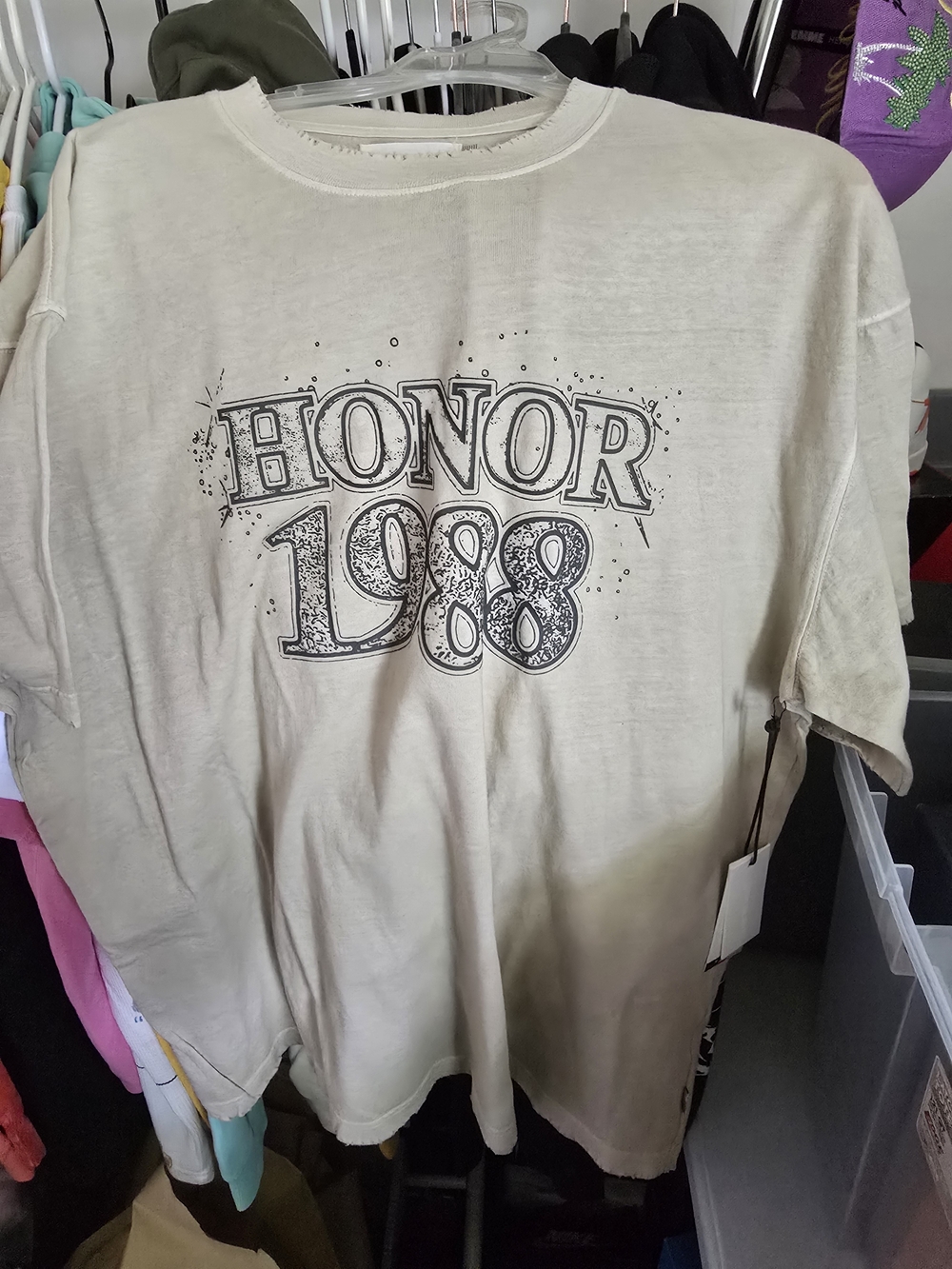 HONOR 1988 Short Sleeve Tee - Beige